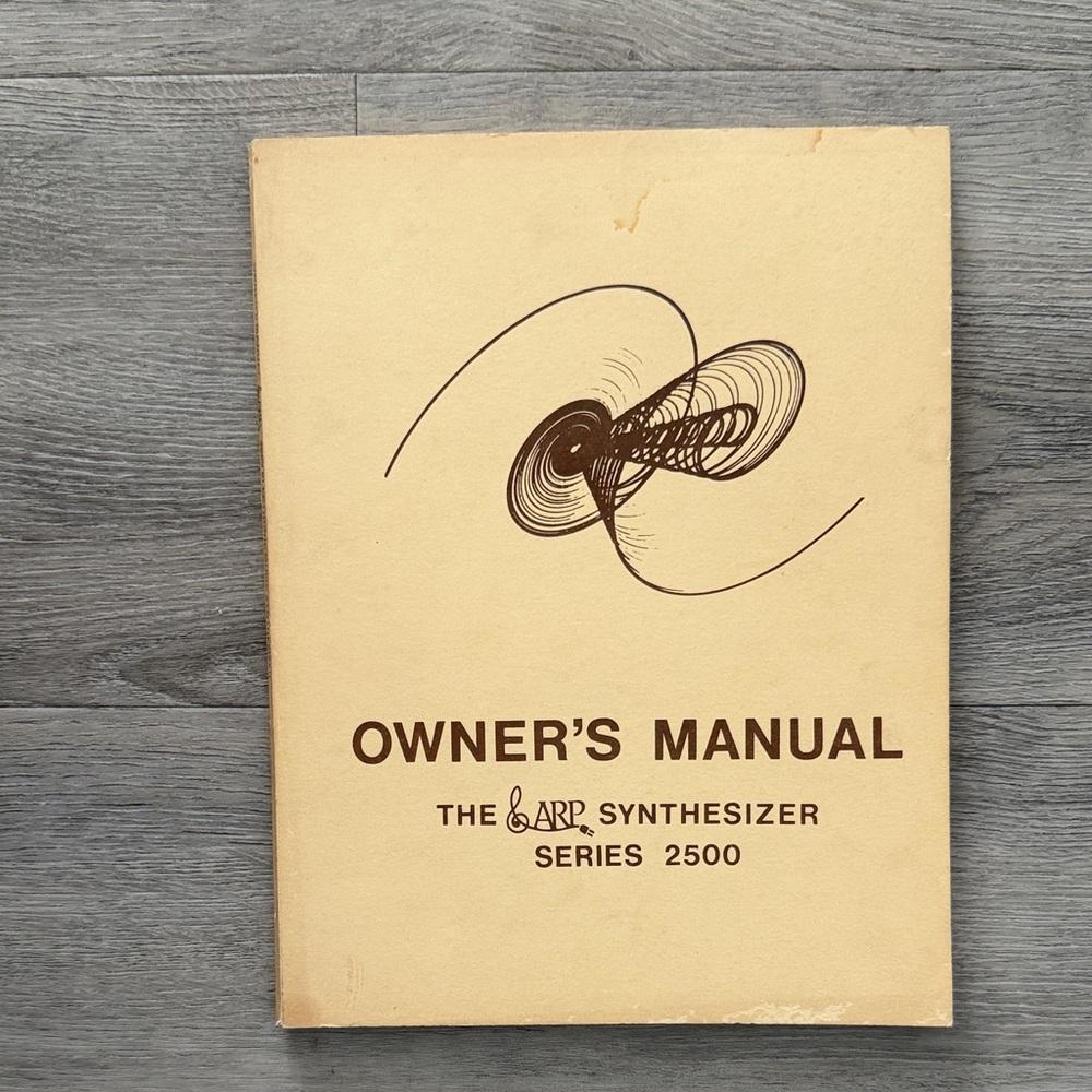 ARP Synthesizer Series 2500 Owner's Manual